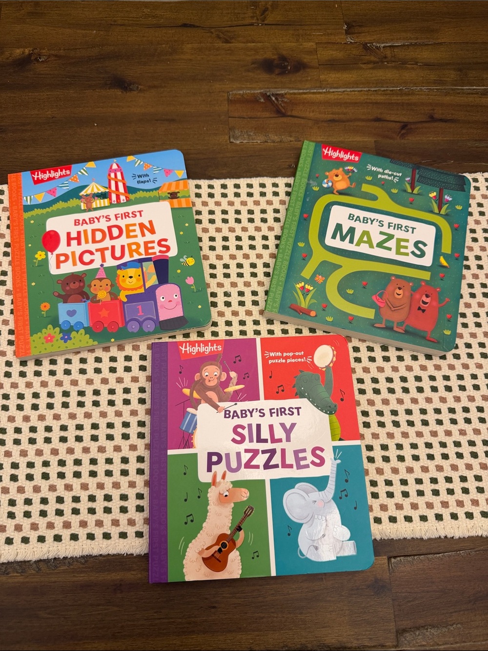 Highlights Baby's First Silly Puzzles - Purple & Multicolor